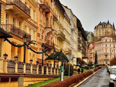 Krivan Hotel Karlovy Vary Bagian luar foto